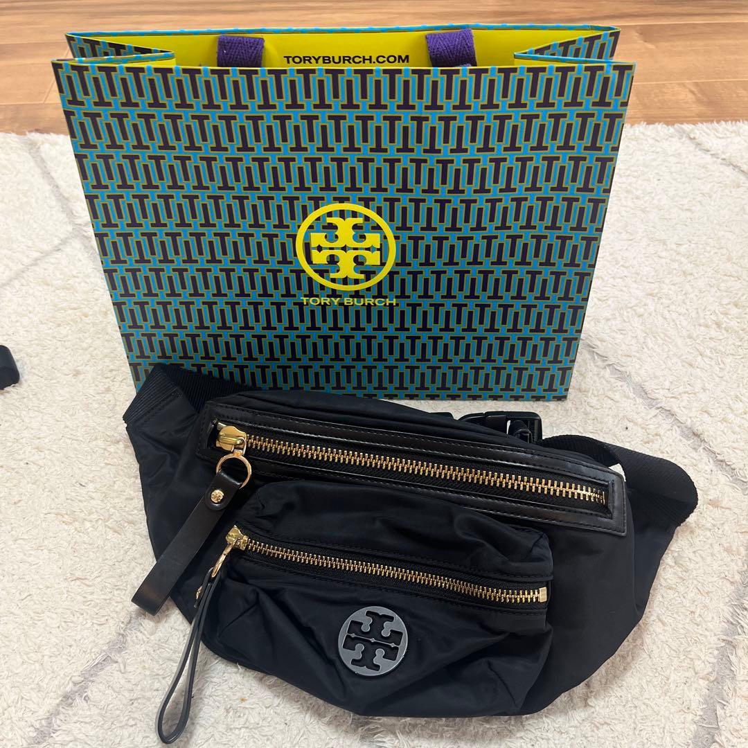 Tory Burch ブラック　ウエストポーチ