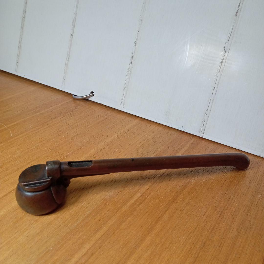 矢立て珍慶刻印の銅製古美術品