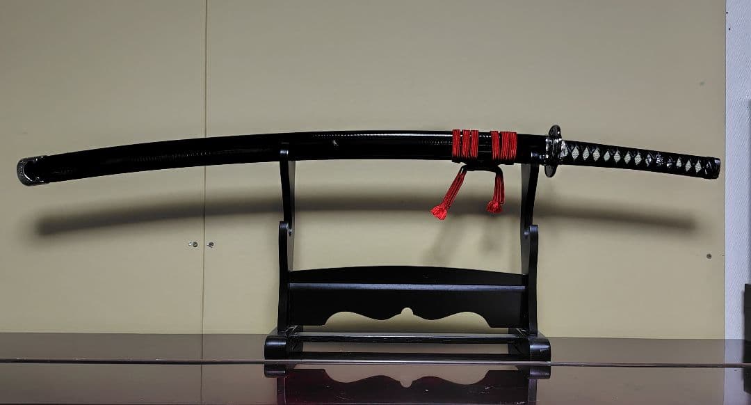 模造刀　山姥切国広　刀掛台 セット むしゃ処 観賞用美術刀剣証明書付