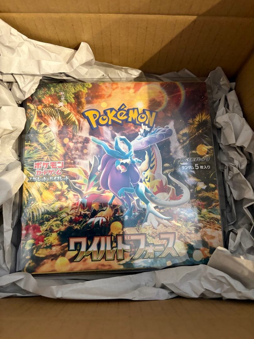 ポケモンカードゲーム ワイルドフォース未開封box シュリンク付き