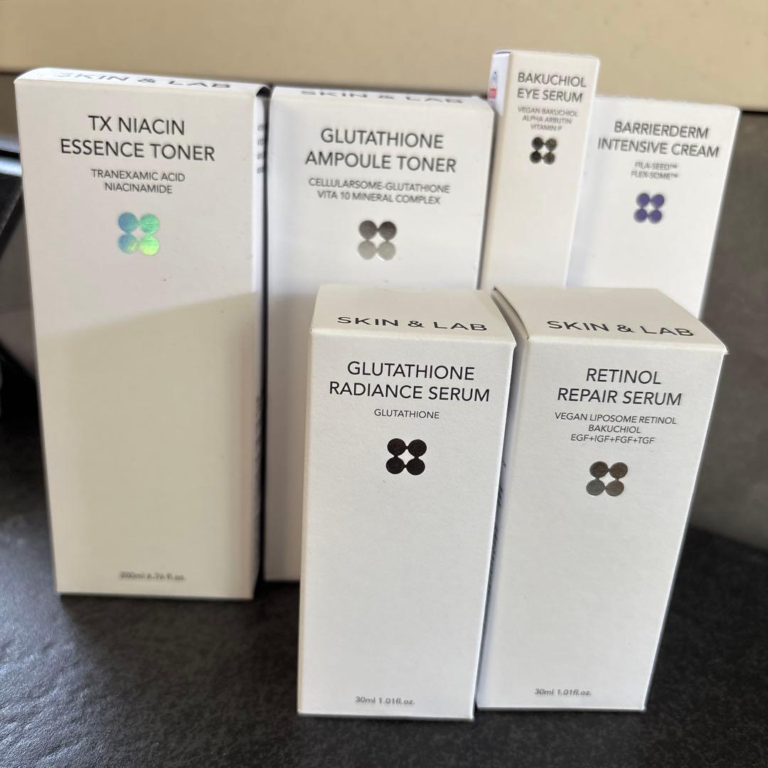 スキンアンドラブ グルタチオン6%白ちゅる6点セット通常定価20130円