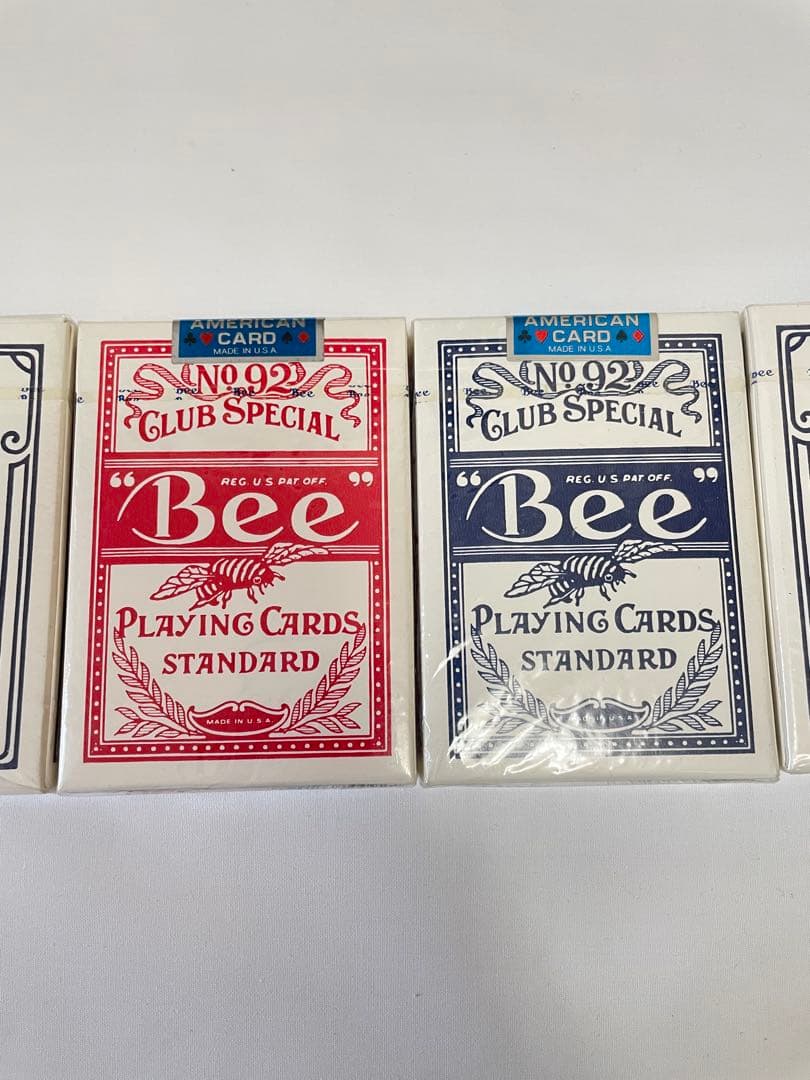 Bee トランプ No. 92 Club Special 4パック Bee ビー [ポーカーサイズ] No.92 Club Special 【レッド ・ ブルー