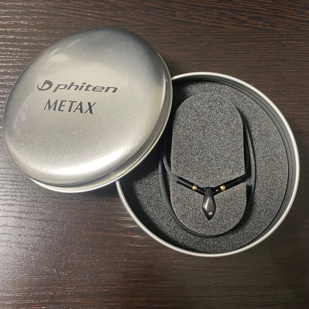 最終価格【美品】phiten X ネックレスティアドロップ 40cm