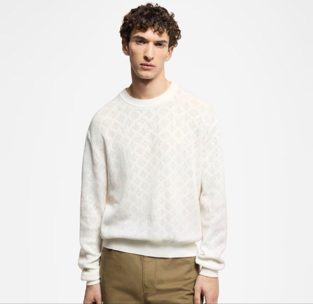 ★定価258,500円★ ルイヴィトン　美品 モノグラム ニット ジャガード