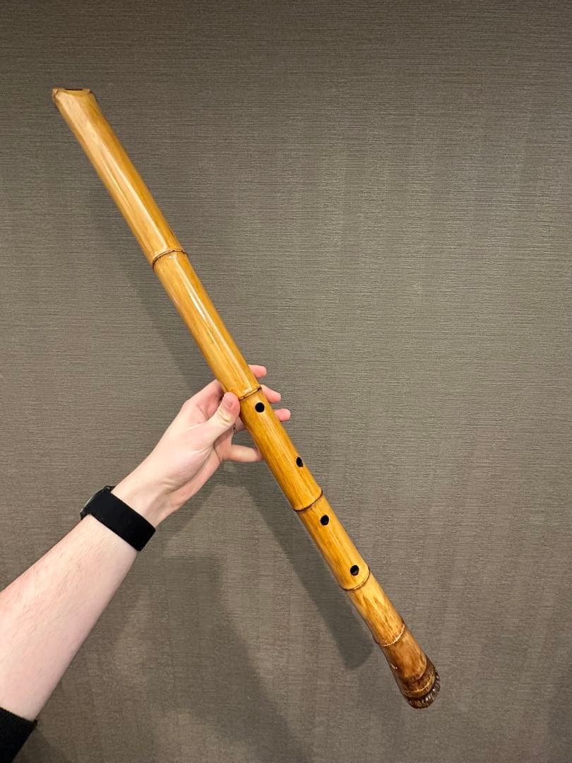 地無し尺八　二尺五寸管（G）+ ソフトカバー