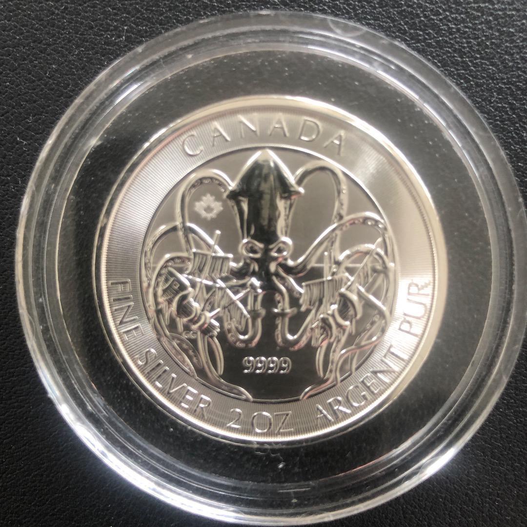 レア‼️2020年カナダ 銀貨2オンス クラーケン - メルカリ
