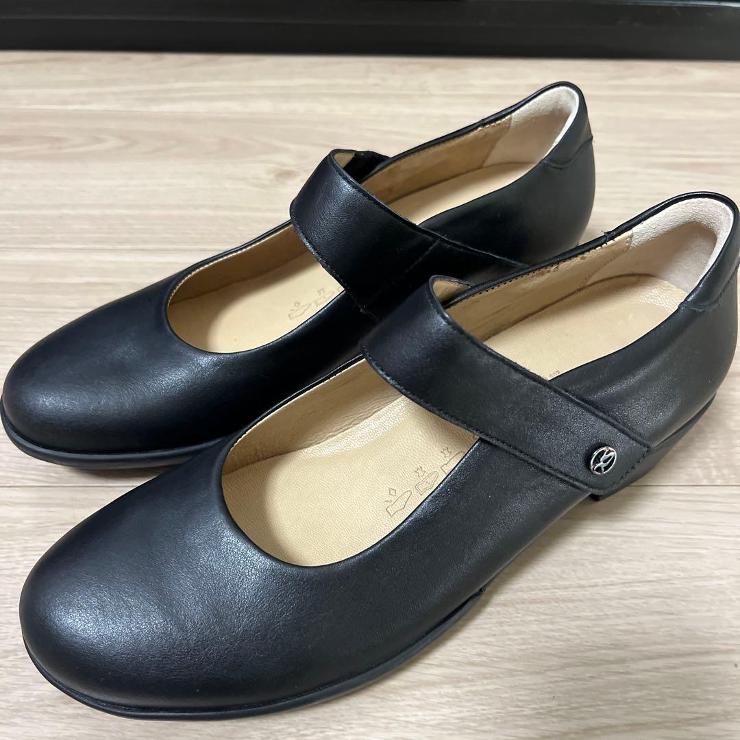 新品未使用！HARTJES ハーティエス 本革ストラップコンフォートパンプス24