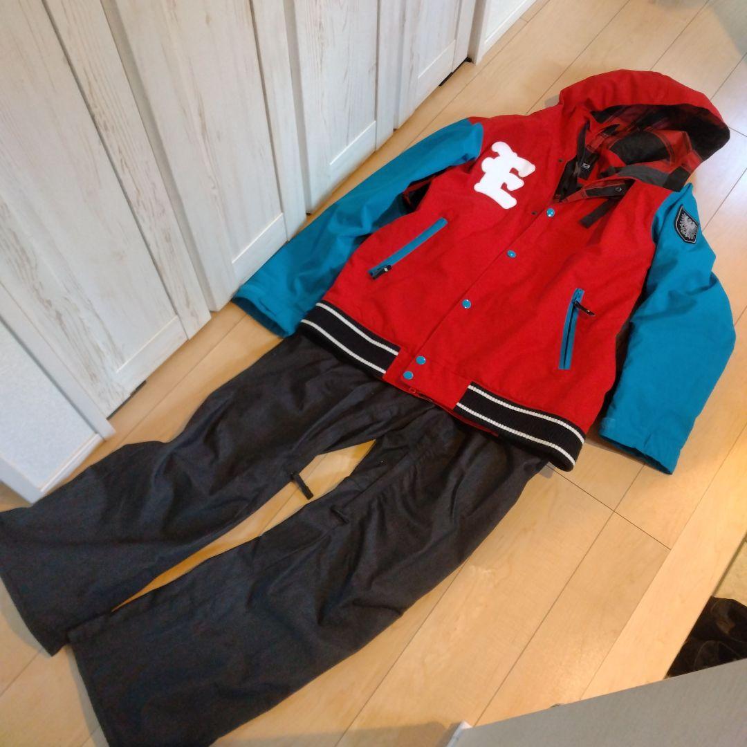 【メンズ】スノボーウェア上下セット（M）エスティボ＆エクスニクス