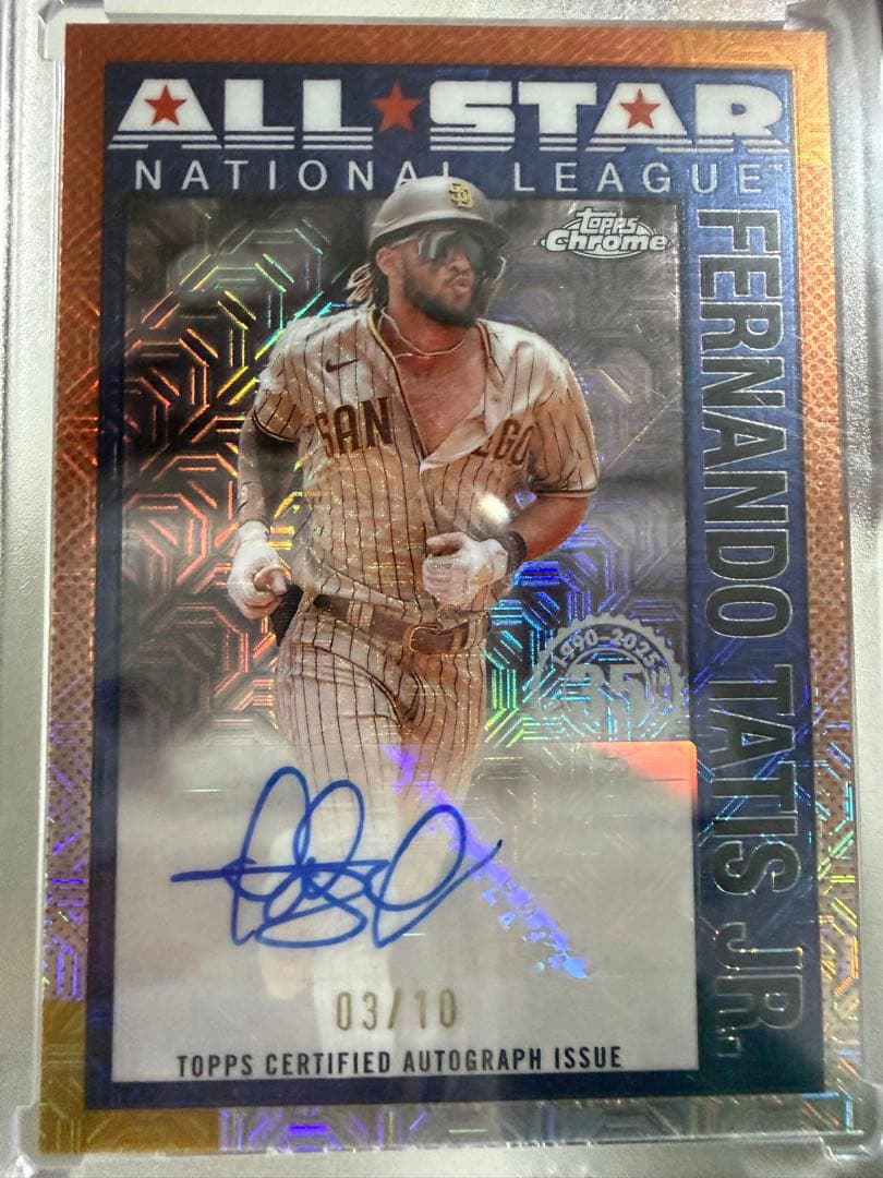 3/10 Fernando Tatis Jr. Topps 直筆サイン入りカード - メルカリ