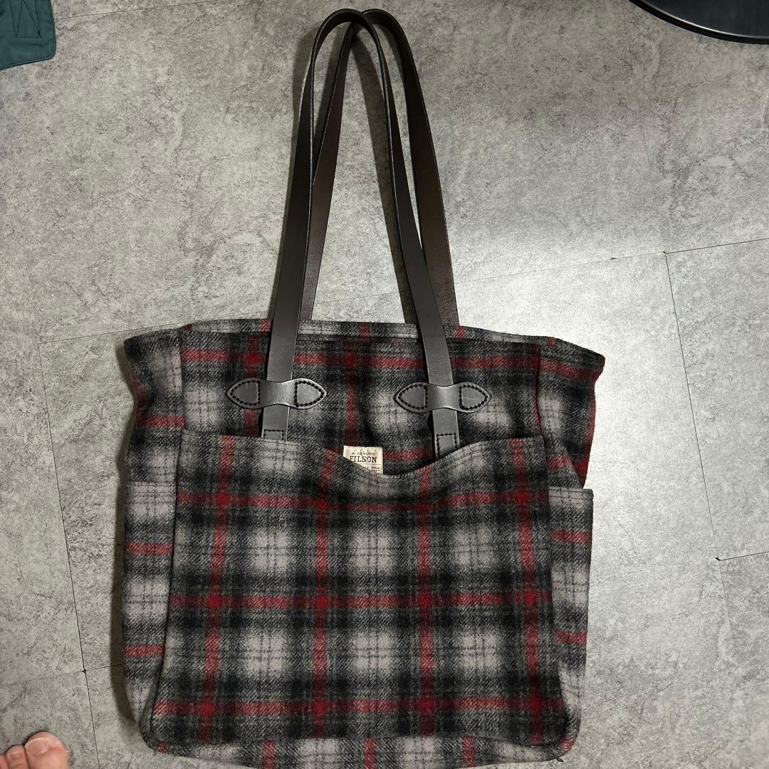 FILSON マッキーノ ウール チェック柄 トートバッグ USA製