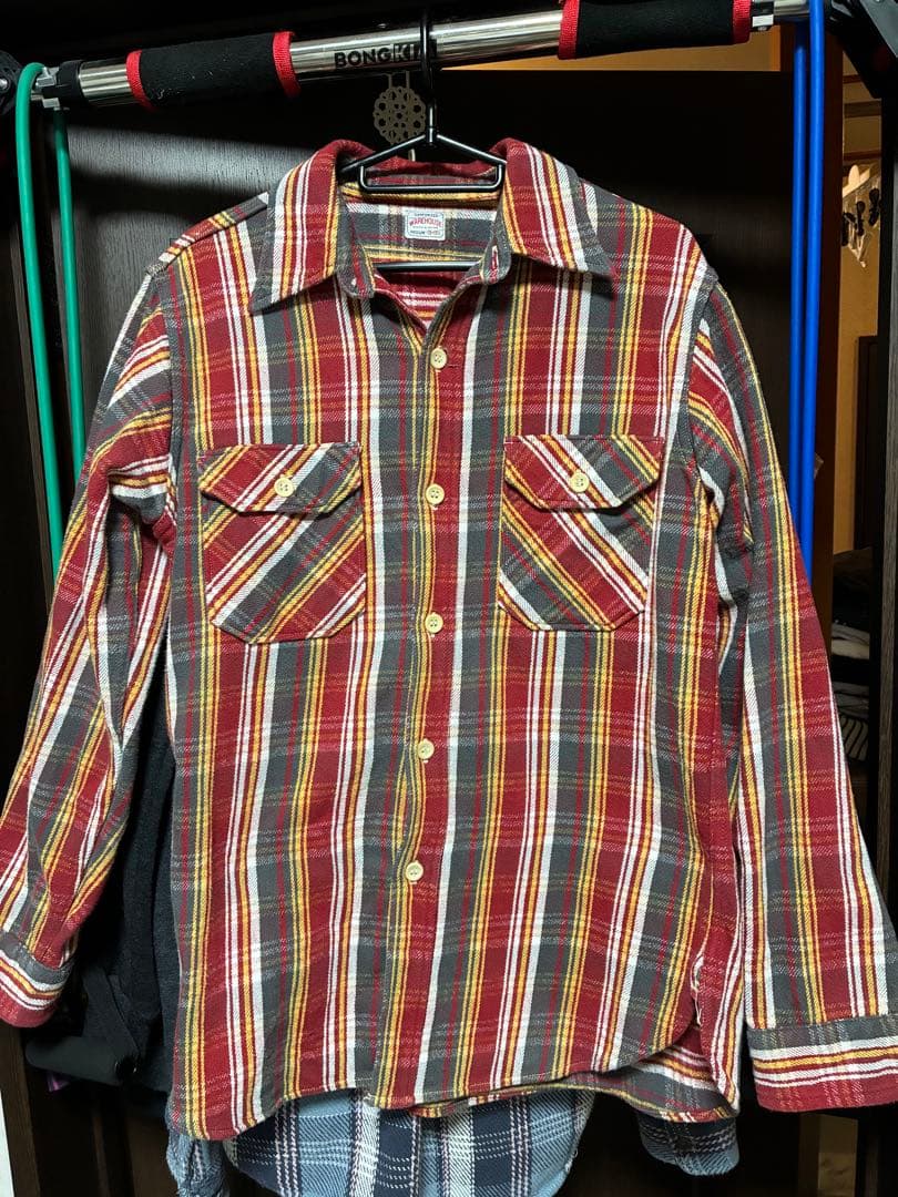 WAREHOUSE ネルシャツ M(15-15 1/2) 2枚セット