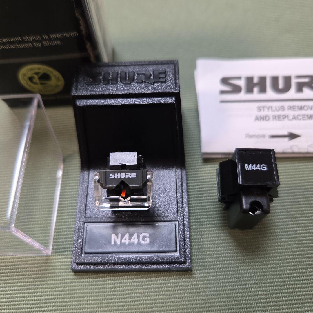 SHURE シュアーM44G カートリッジボディ+ N44G純正新品交換針