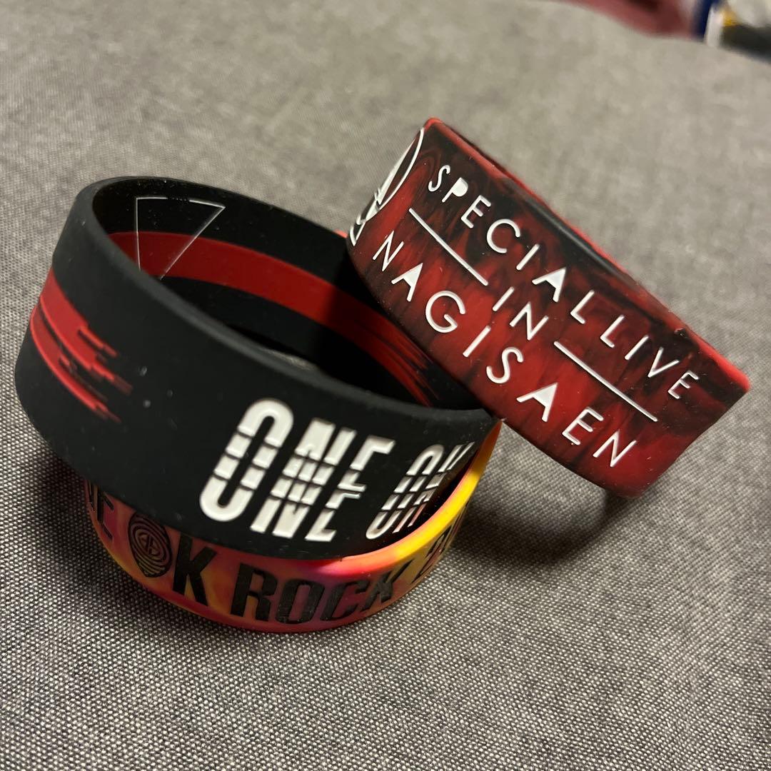☆one ok rock ワンオク ラバーバンド 3種セット - メルカリ