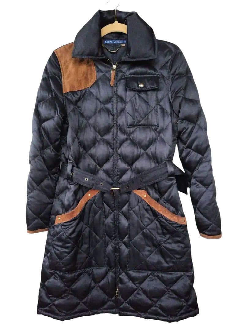 PALPH LAURENブラック ダウンフェザーコート ジャケット レディース POLO RALPH LAUREN（ポロ・ラルフローレン） ダウンコート ダウン