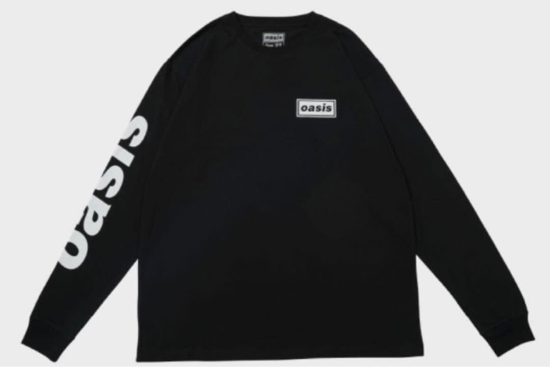 【新品未開封完売品】 Oasis Live’25 ロングTシャツ Ｌサイズ 新品未開封】 Oasis Live'25 ロング Tシャツ オアシス Lサイズ - メルカリ
