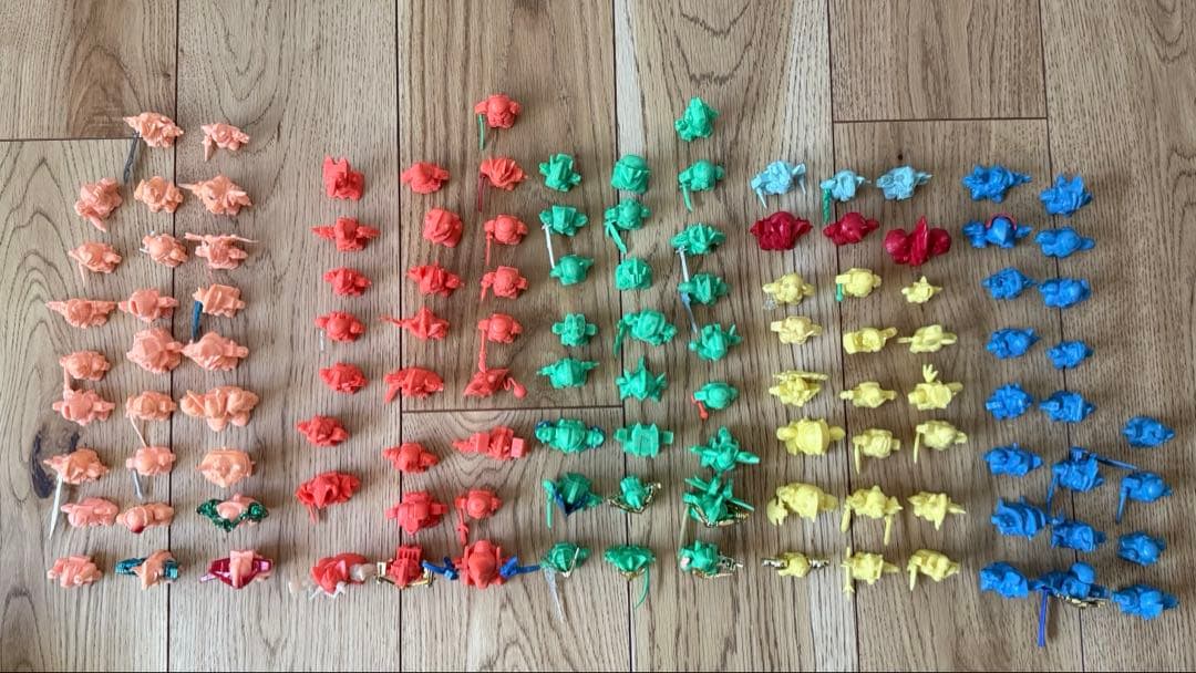 ガン消し　まとめ売り115体以上　パーツ