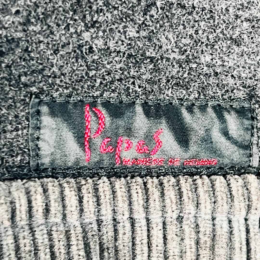 パパス】ハンティングジャケット 中綿ライナー リバー コーディロイ 異