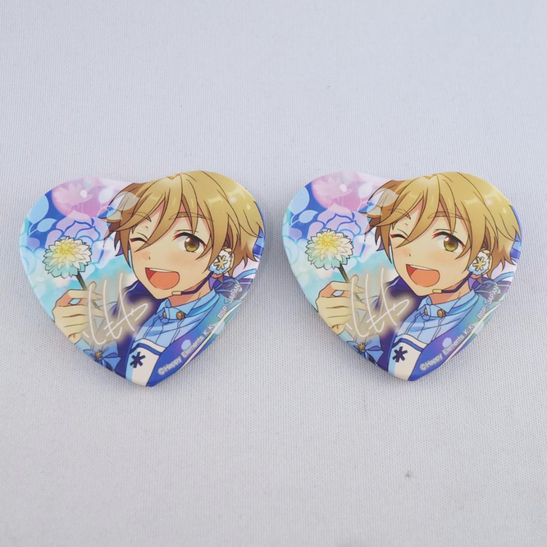 あんスタ 真白友也 とるパカ ハート缶バッジ vol.4 2点 USED品 - メルカリ