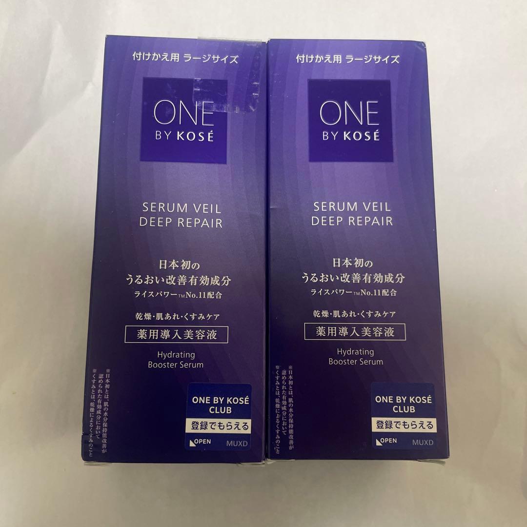 セラムヴェールディープリペア付け替え用(ラージサイズ)2本セット セラムヴェール ディープリペア / ONE BY KOSE(ブースター・導入液
