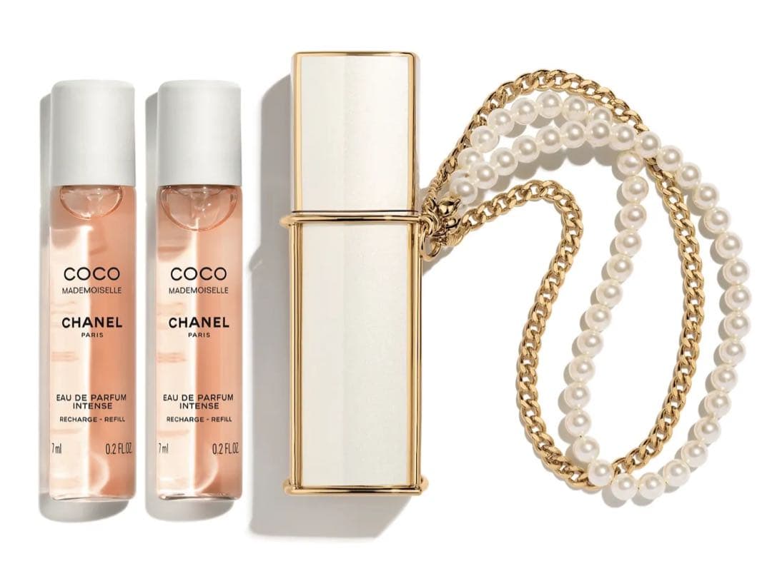 CHANEL 限定 ココマドモアゼル アンタンス パース スプレイ チェーン付き