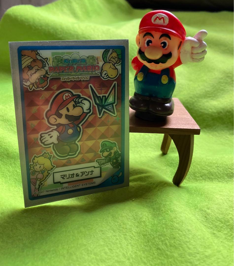 【他出品無し!!!】スーパーペーパーマリオ マリオ＆アンナ クリアカード➕おまけ