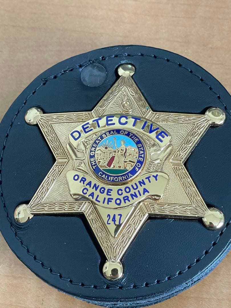 カリフォルニア州　ORANGE COUNTY　DETECTIVEバッジ 2026年最新】LAPD バッジの人気アイテム - メルカリ