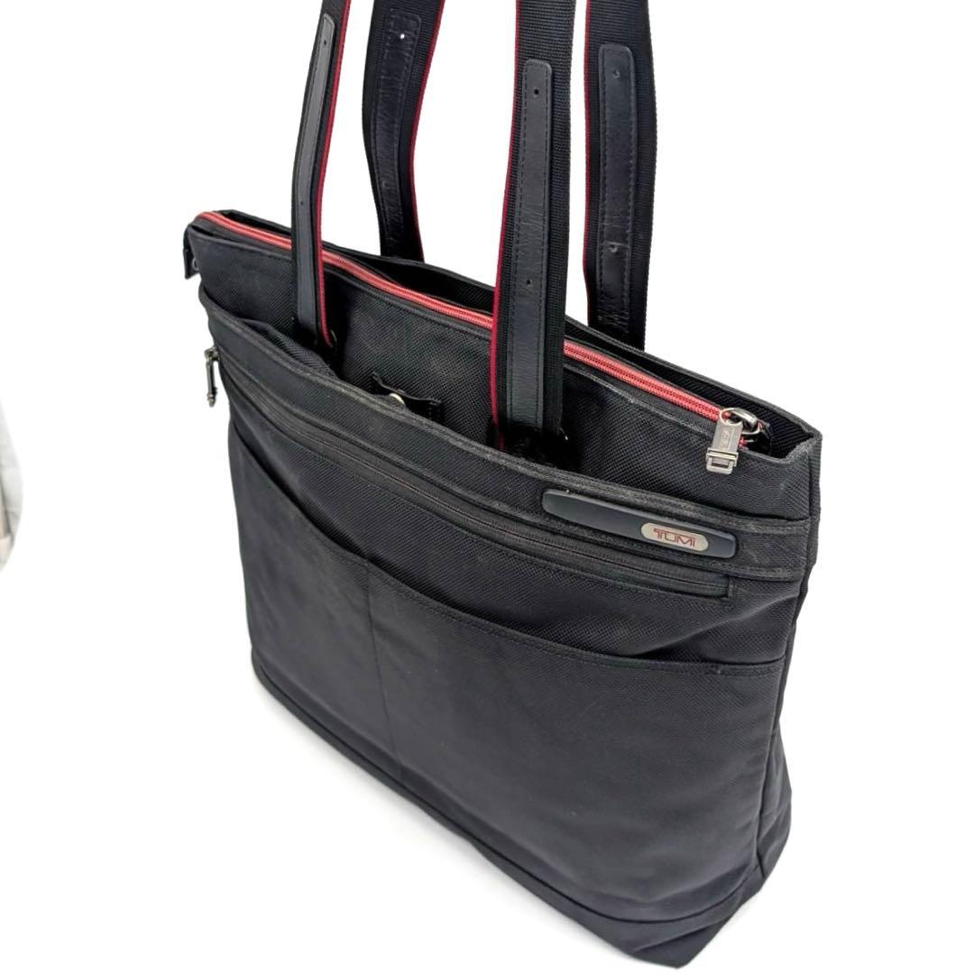 TUMI✨トゥミ トートバッグ 大容量 肩掛け可能 ブラック A4 PC収納可能