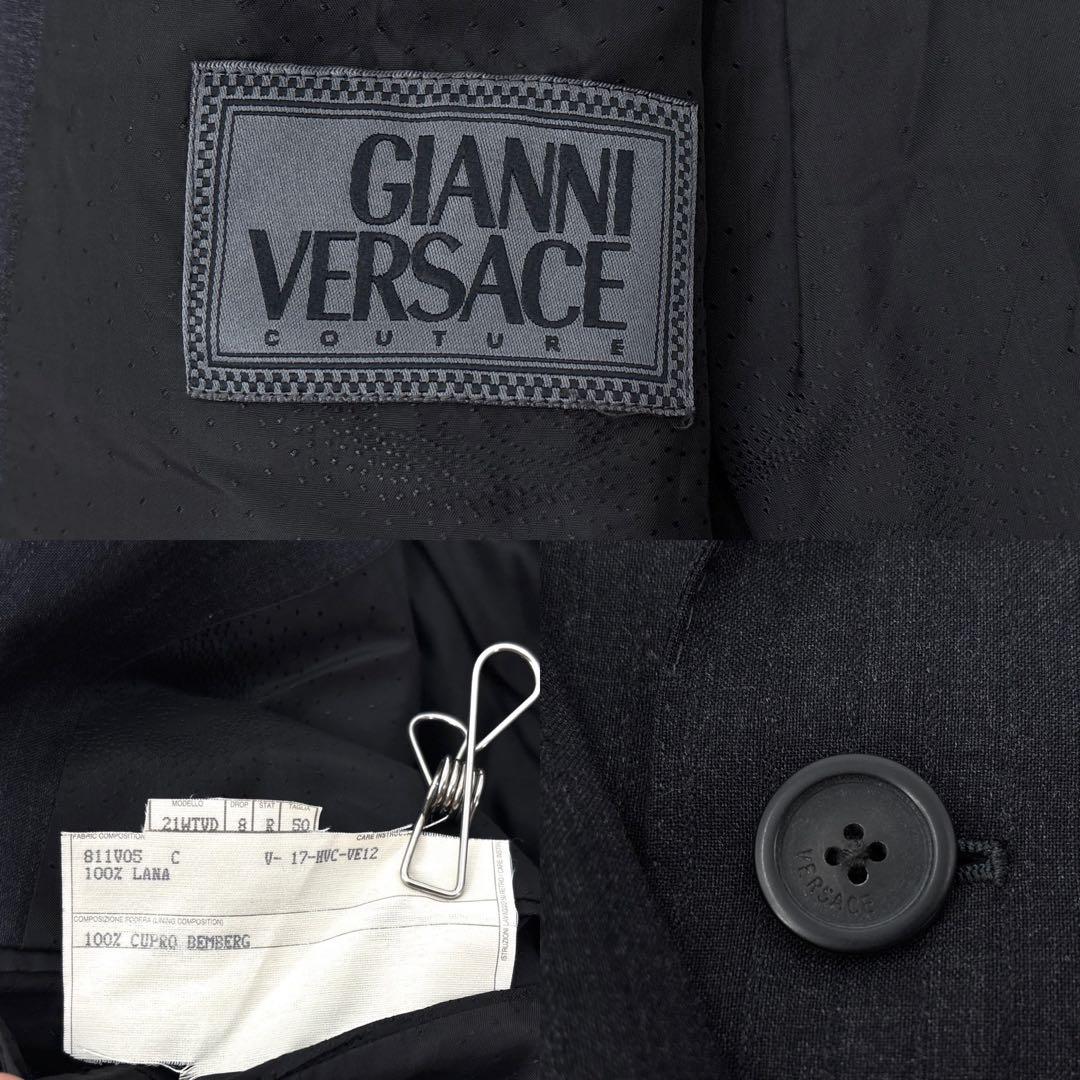 高級】VERSACE ヴェルサーチ メデューサ スーツ ダブル ジャケット