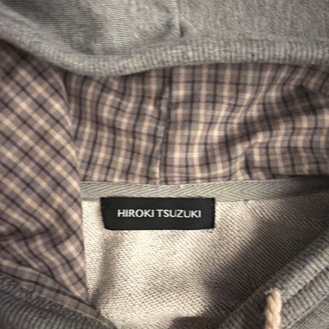 HIROKI TSUZUKI FULL ZIP HOODIEグレーパーカー - メルカリ