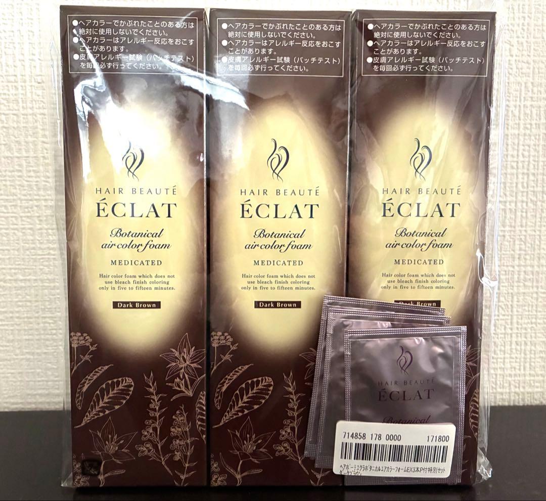 ヘアボーテ エクラ ボタニカル エアカラーフォーム EX ダークブラウン