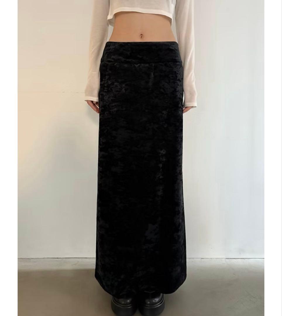 Lu. rumika ベロアスカート