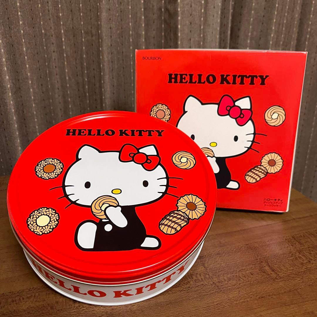 ブルボン クッキー缶 ハローキティ 空き缶 オマケ付き❗️追加おまけ
