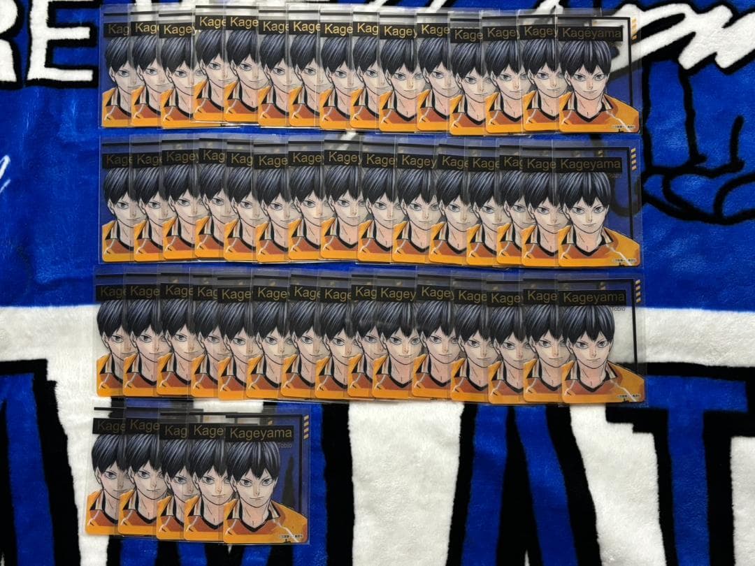 影山飛雄　箔押しクリアカードコレクション　ハイキュー