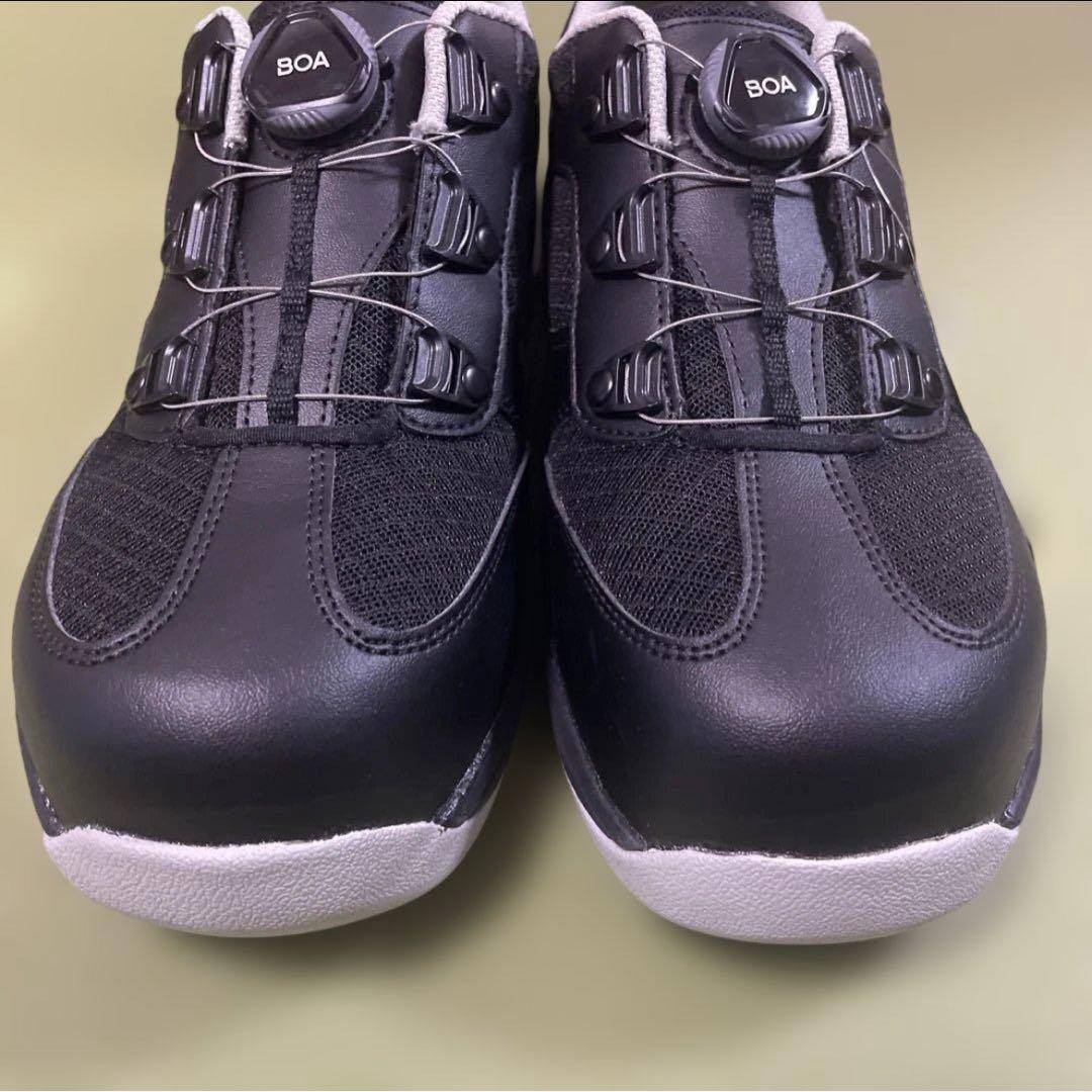 ミドリ安全　安全靴　PROTECTOES　BOAシステム PF-117BOA-BK-22.5 Boaシステム 小指保護プロスニーカー PF-117Boa