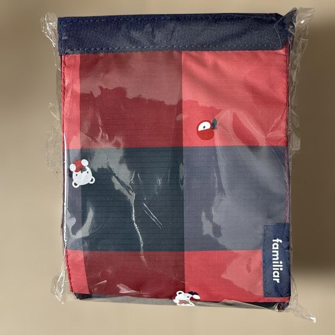 新品ファミリア シュパット保冷バッグ (エコバッグ ファミリアチェック)