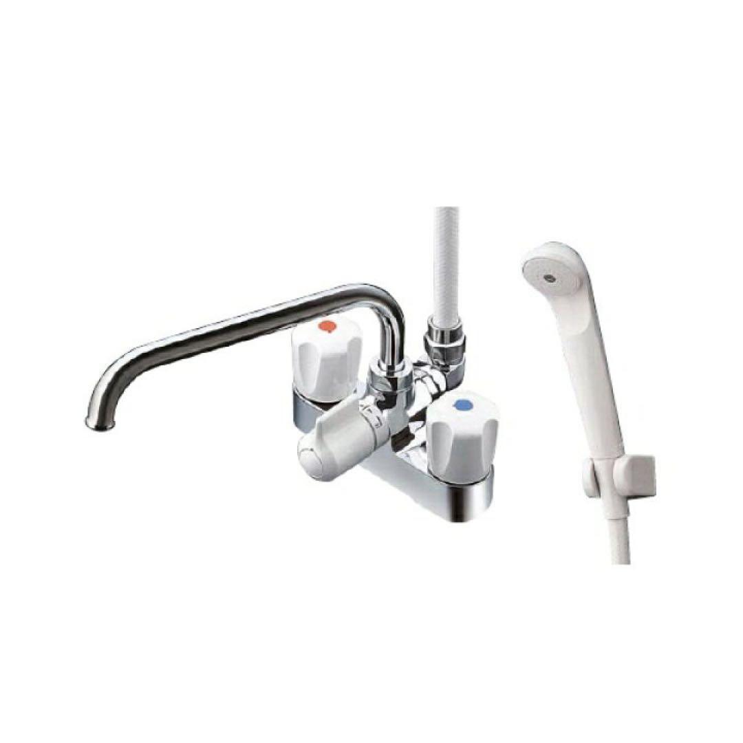 TOTO 2ハンドル浴室シャワー水栓 台付き デッキタイプ TMS27C