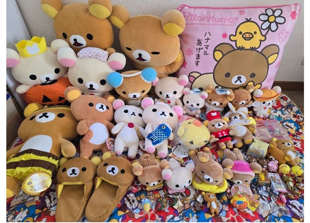 リラックマ コリラックマ キイロイトリ ぬいぐるみ 一番くじ リラッくじ 大量