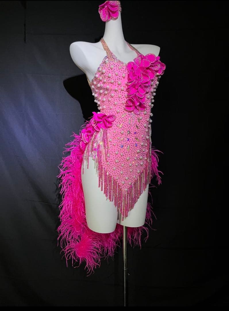 社交ダンス ラテンダンス パーティー　試合　大会　ドレス　ダンス衣装