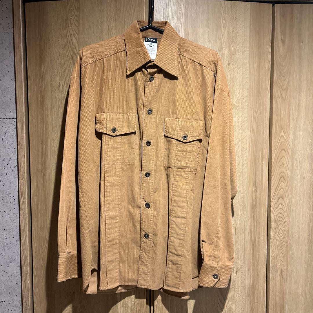 ドルチェ&ガッバーナ ドルガバDOLCE&GABBANA コーデュロイシャツ