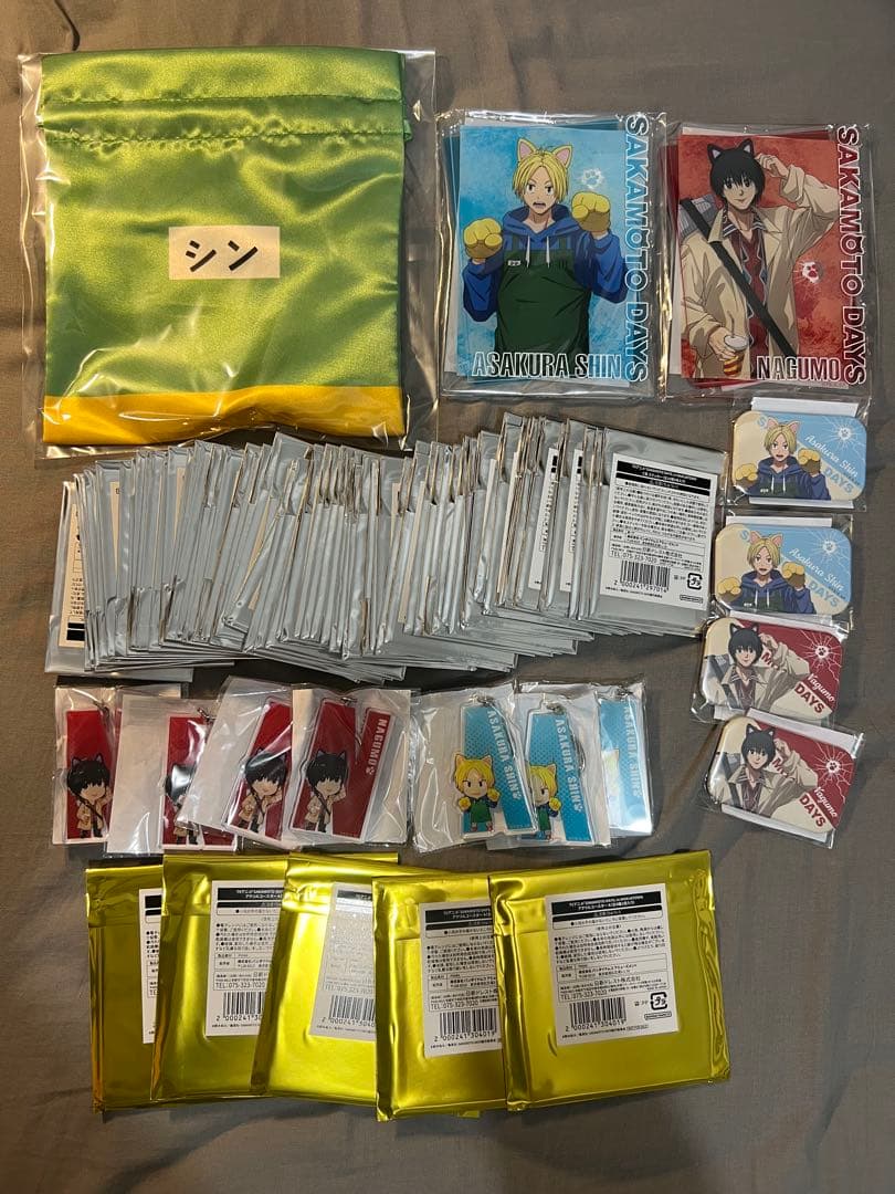 ナンジャタウン サカモトデイズ A賞 B賞 朝倉シン 南雲与市 アクキ 缶バッジ ナンジャタウン サカモトデイズ A賞 B賞 朝倉シン 南雲与市 アクキ 缶