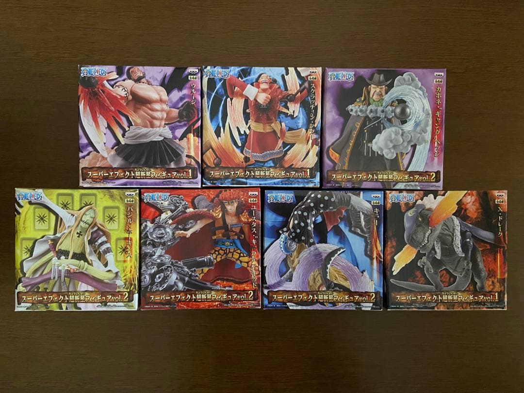 ワンピース スーパーエフェクト 超新星 フィギュア 7種 匿名配送】ワンピース スクラッチメン・アプー スーパーエフェクト