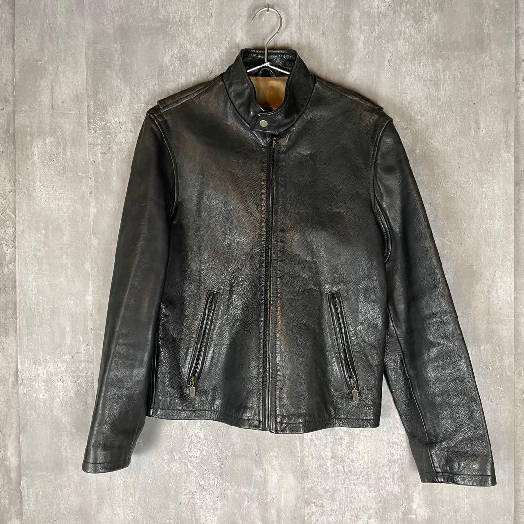 【イギリス製】DUFFER レザージャケット シングルライダース 高級