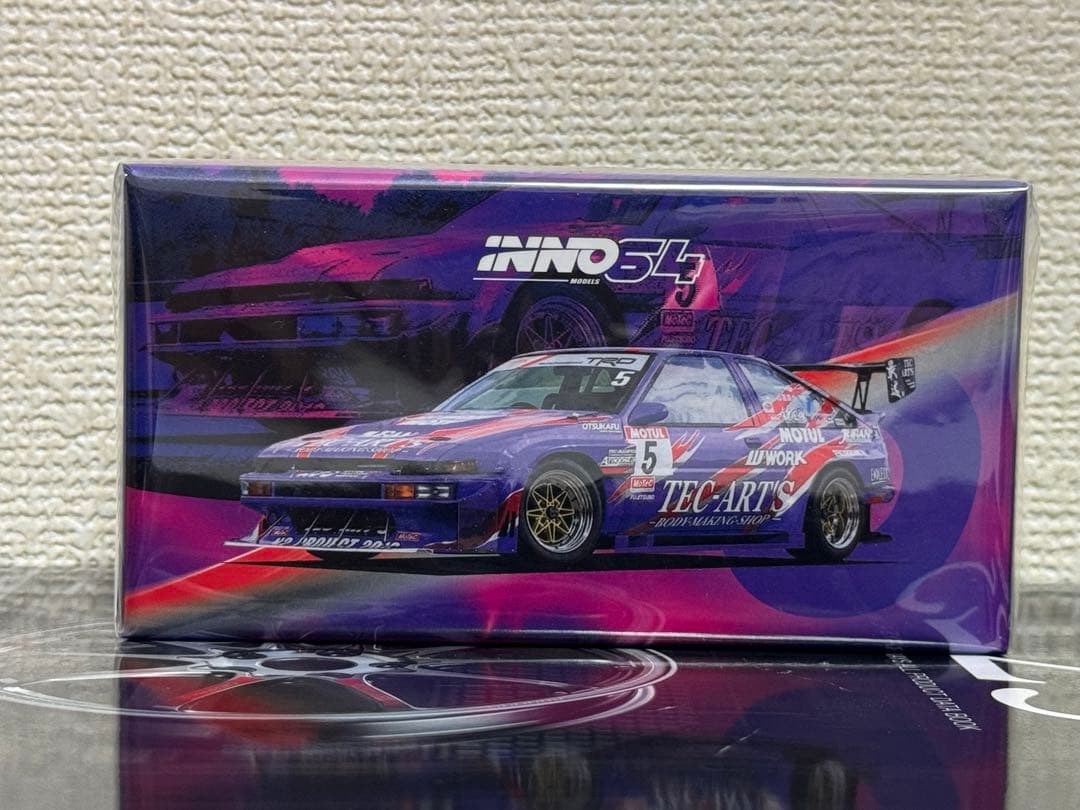 Inno64 1/64 TEC-ART'S AE86 N2 ミニカー