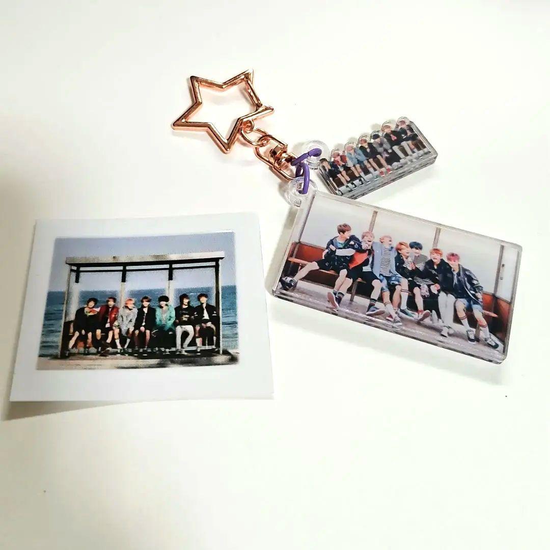 BTS ALL アクリルキーホルダー&転写シールセット カムバ記念♡