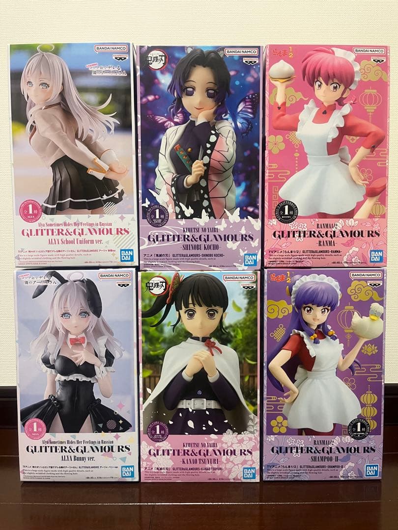 GLITTER & GLAMOURS フィギュア 6体セット - メルカリ