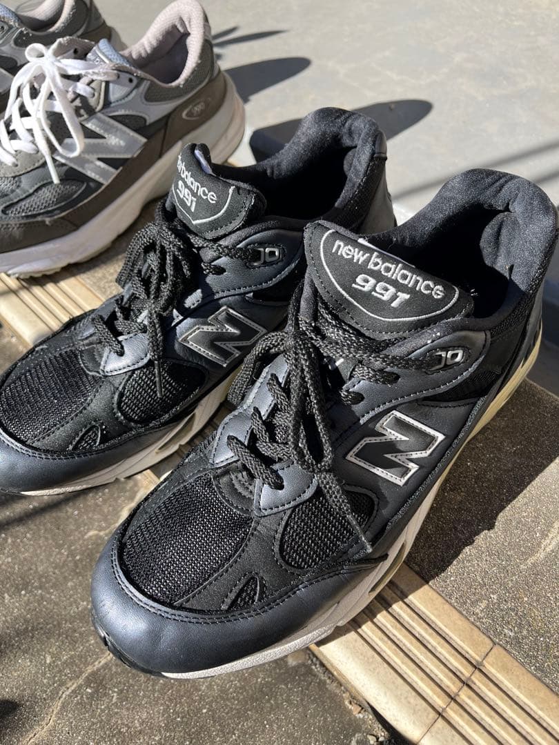 new balance 991MET UK ブラック 10 D