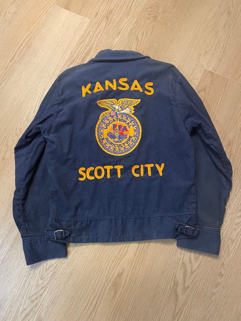 80's FFA コーデュロイジャケット サイズ36 ピンズ付き