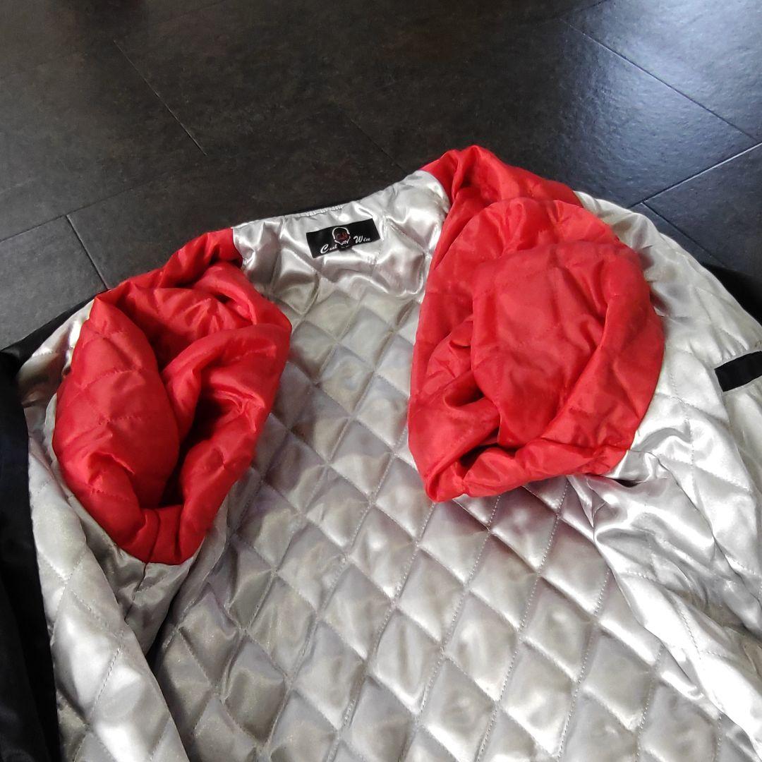 レア ホシヒメ スカジャン】刺繍多数 龍 昇龍 キルティング 黒ガン