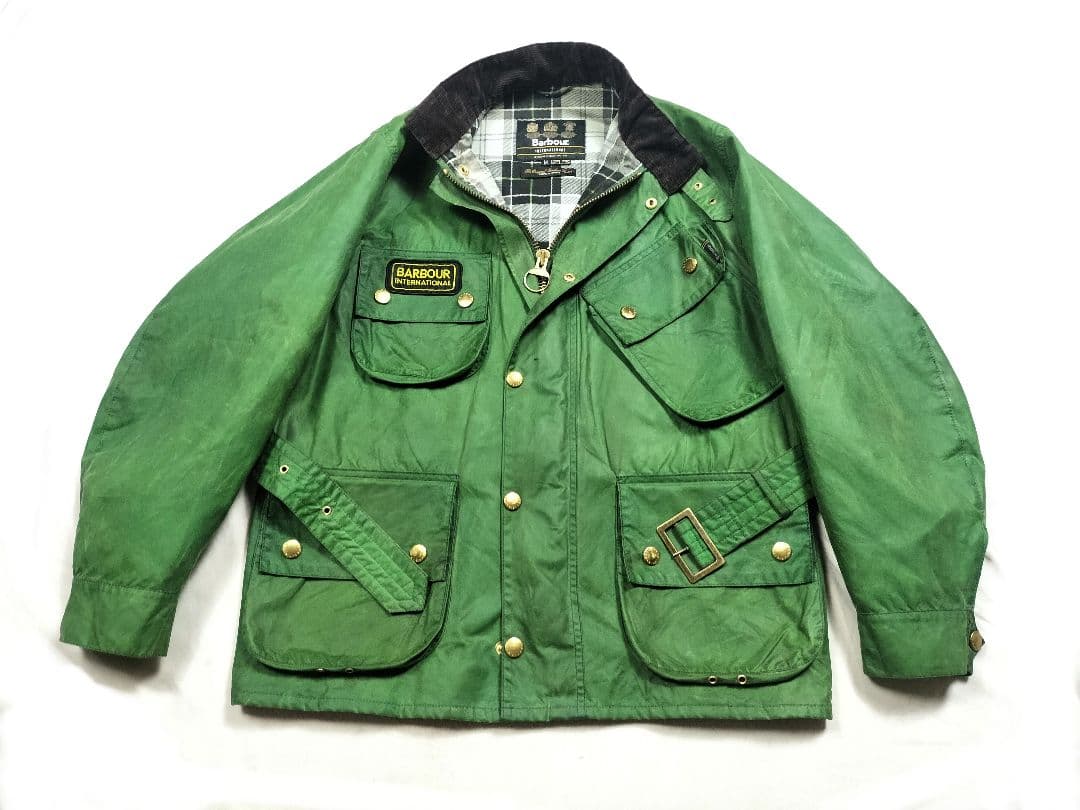 00s Barbour international A7 M グリーン - メルカリ