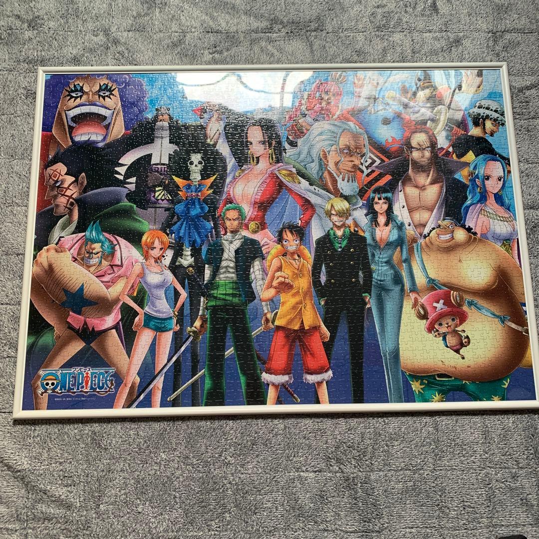 ワンピース フレーム付きジグソーパズル 約104 x 74cm